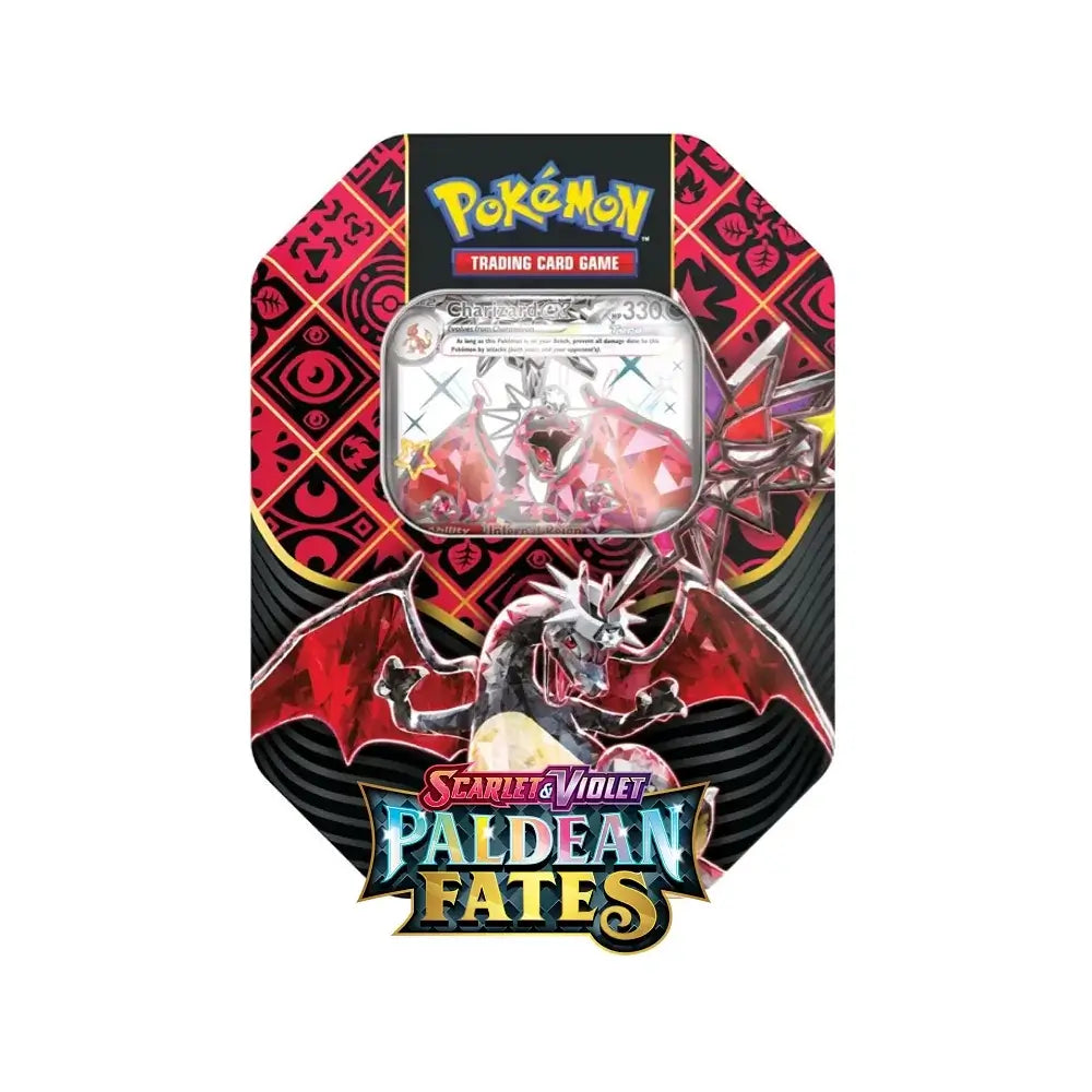 Paldean Fates EX Tin Charizard - Française